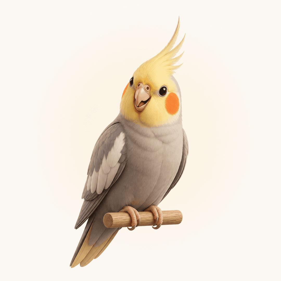 Animated cockatiel companion